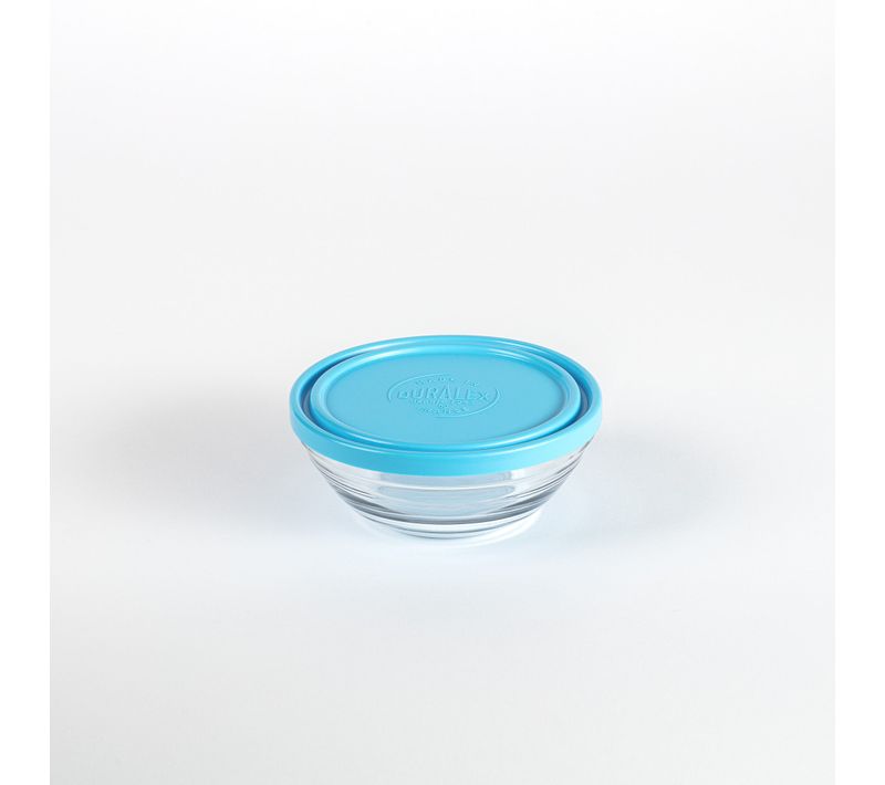 Freshbox - Boite De Conservation Ronde Couvercle Bleu 50cl