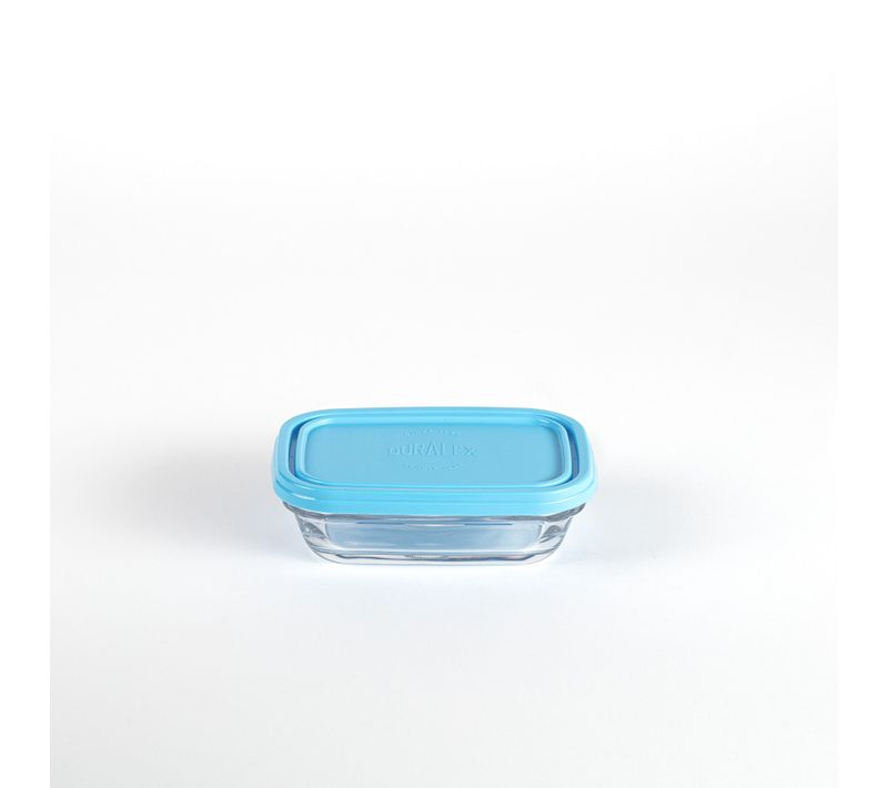 Freshbox - Boite De Conservation Rectangulaire Couvercle Bleu 39cl