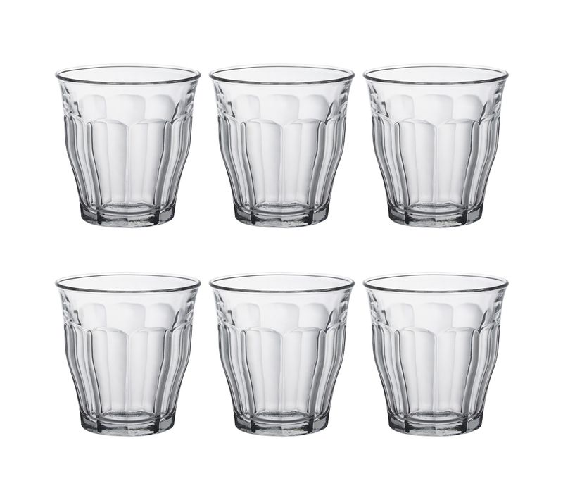 Boîte De 6 Gobelets Picardie 20 Cl En Verre