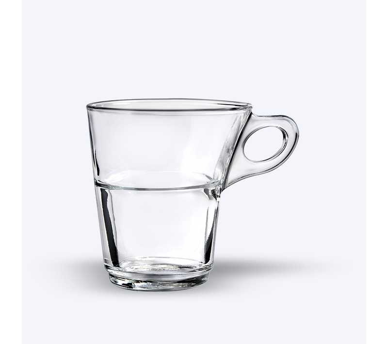 Caprice - Tasse En Verre Transparent 22cl - (lot De 6)