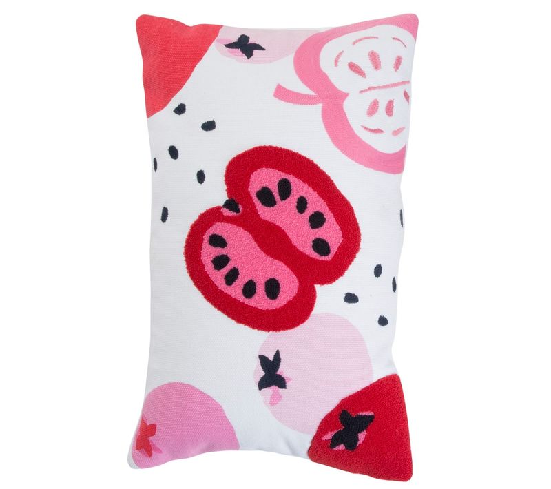 Coussin Rectangulaire Décoratif Catimini Enfant Motif Pommes - 30x50 Cm - 100% Coton