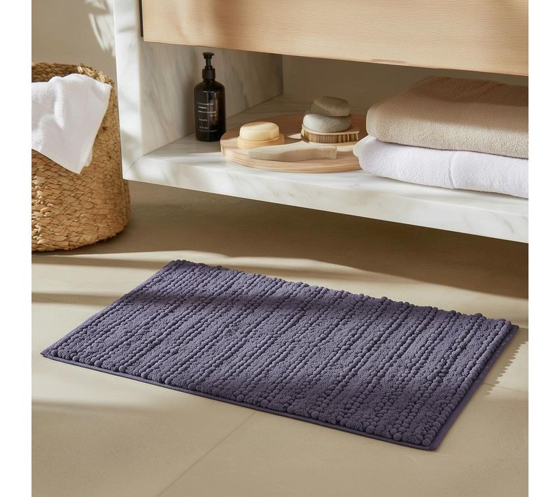 Tapis De Bain Et Descente De Lit  70x120 Cm Myrtille Koalack