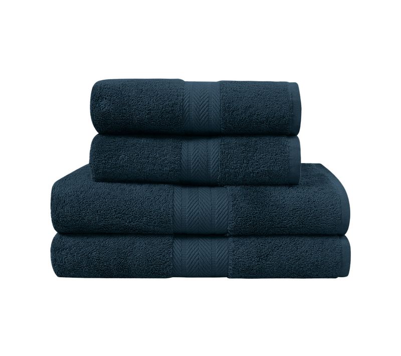 Ensemble De Bain 4 Pièces (2 Draps De Bain + 2 Serviettes De Toilette) Luxury