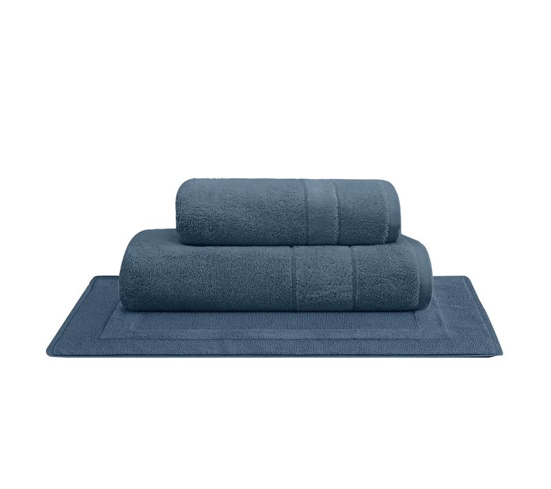 Ensemble De Bain 3 Pièces 650 G/m² Avec Tapis   California