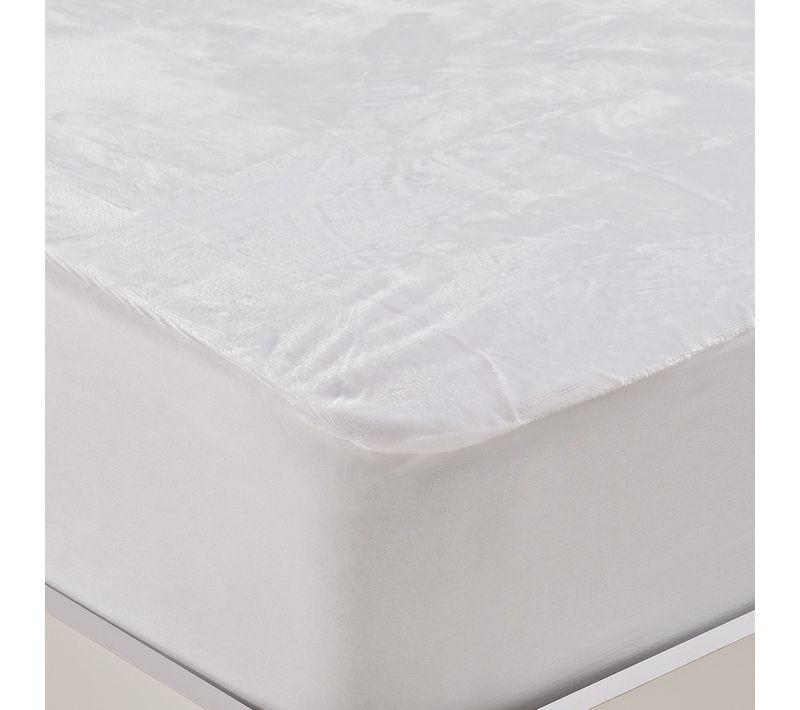 Protège Matelas Imperméable En Microfibre Bonnet 30 Cm 160x200 Cm Blanc Micro Sensafe