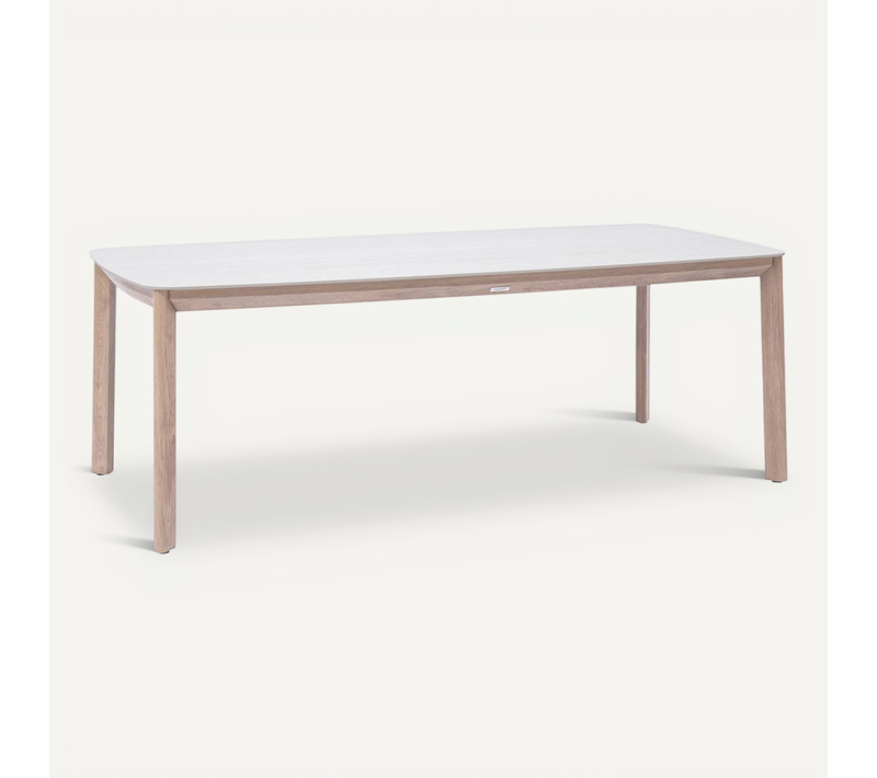 Table De Jardin Nelora 8 Places 100x210cm Beige