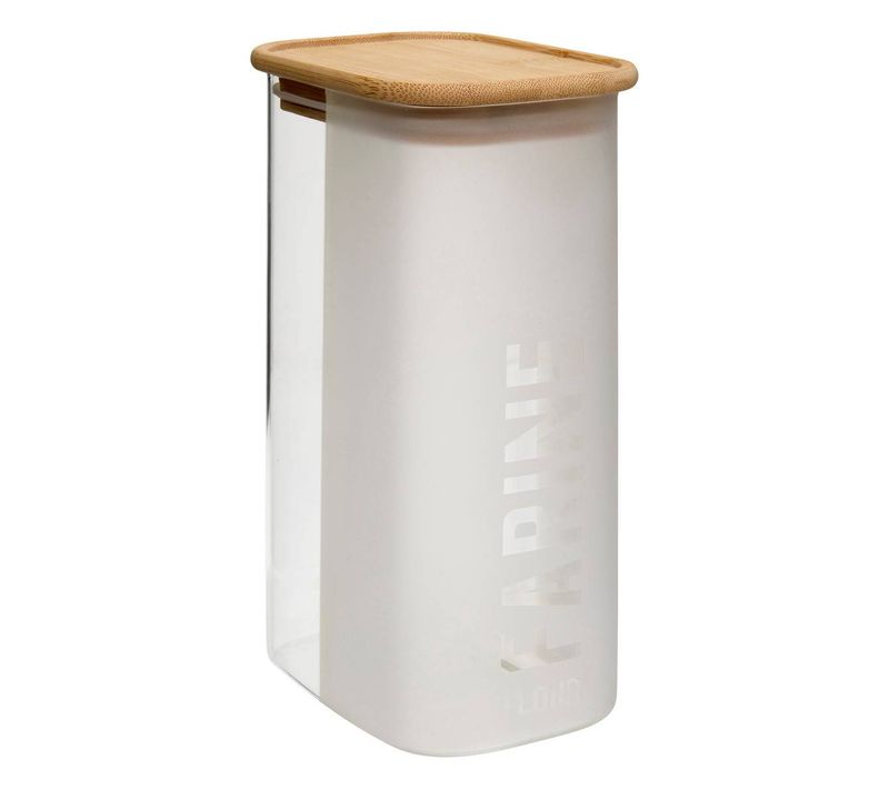 Boîte De Conservation Glassy Farine 1,6l