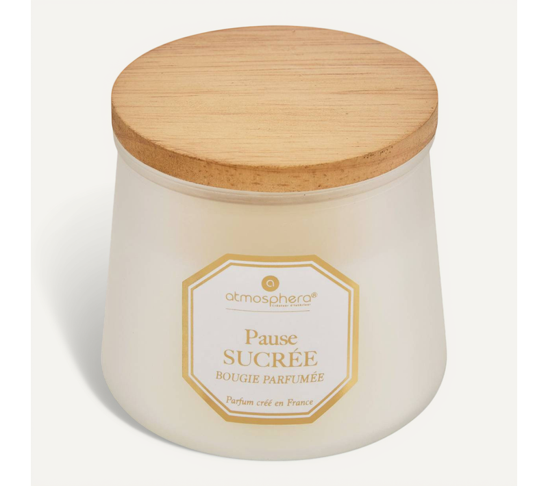 Bougie Parfumée Elisa Praline Rose - Caramel Transparent 200g