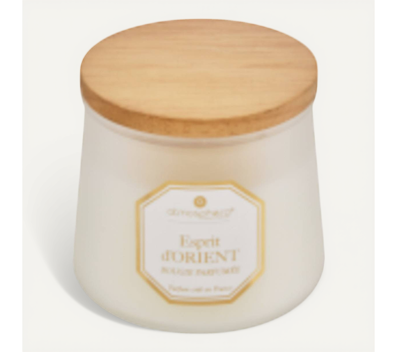 Bougie Parfumée Elisa Epices - Fève Tonka Transparent 200g