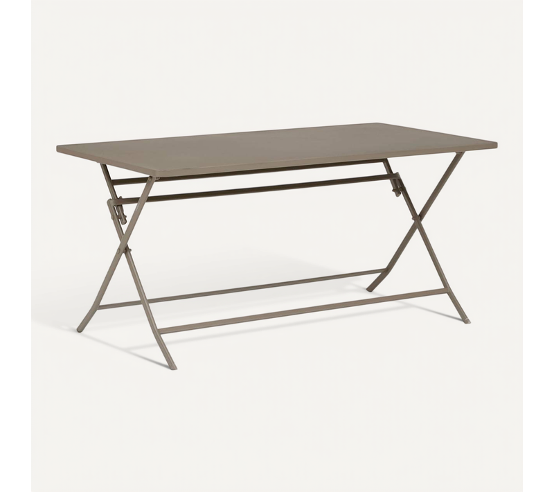 Table De Jardin Greensboro 6 Places Pliable Café 150x80cm