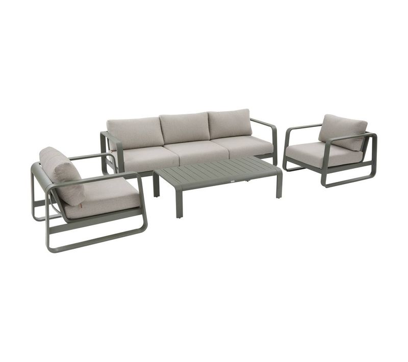 Salon De Jardin Domilly 5 Places Vert Laurier