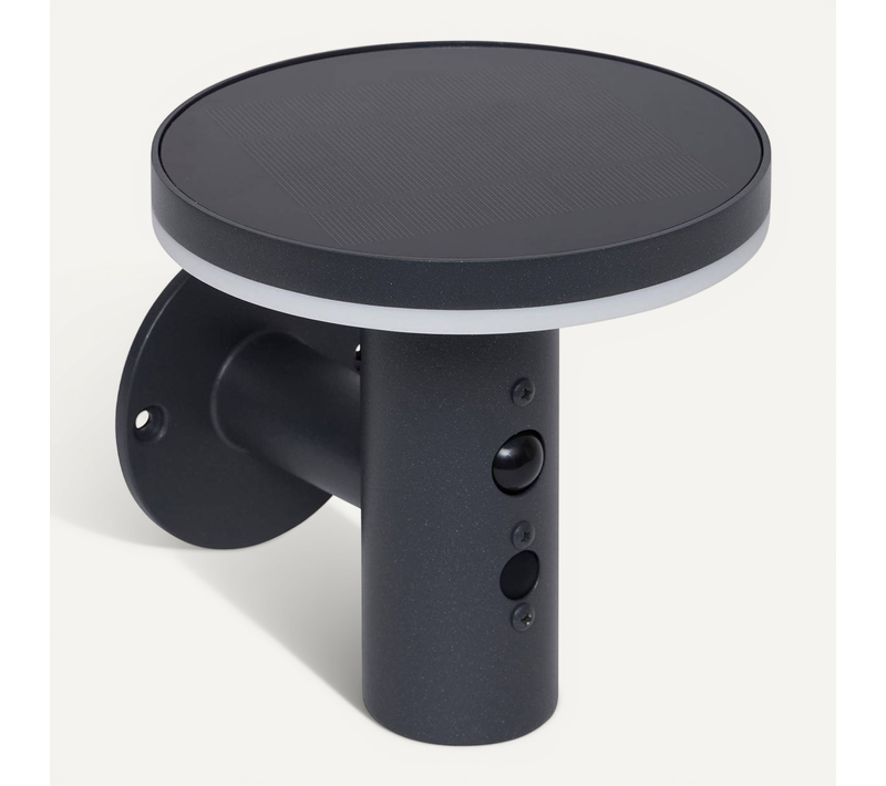 Applique Detekt Solaire Détecteur De Mouvement Gris Graphite