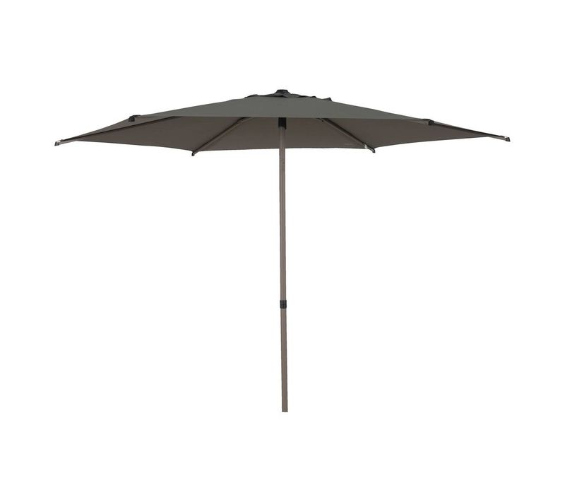 Parasol Droit Rond Inclinable Soya 2,7m Café