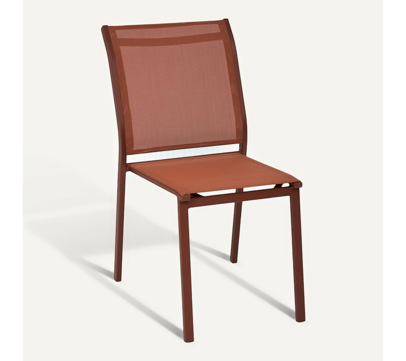 Chaise De Jardin Essentia Empilable Acajou
