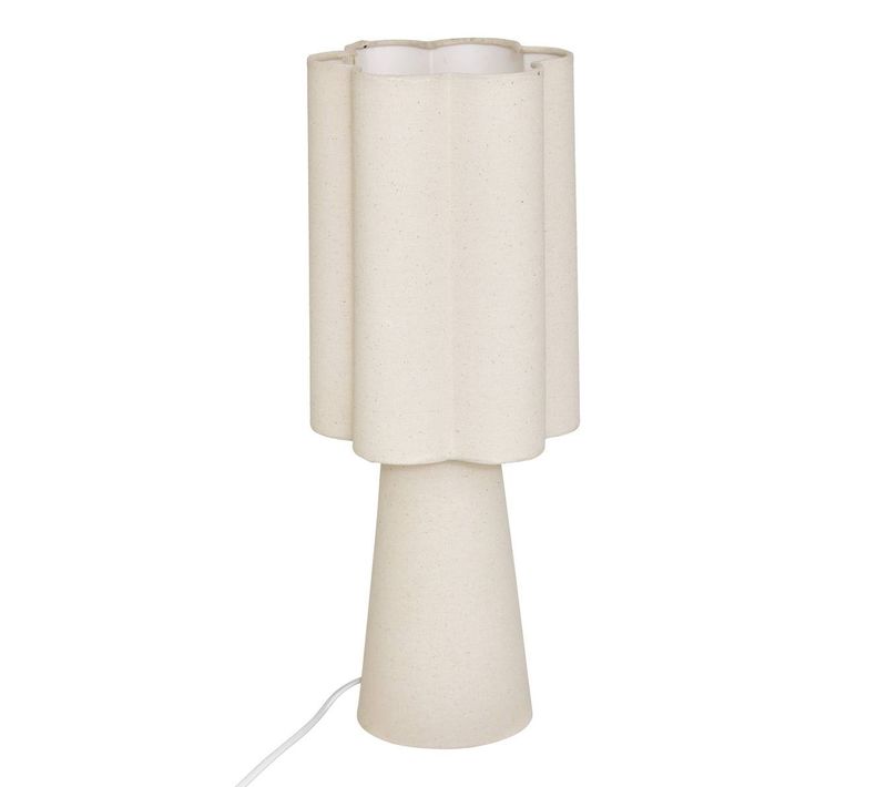 Lampe À Poser Blanca Beige Lin