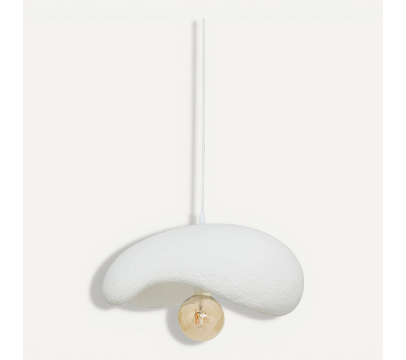 Suspension Forme Organique Teiva - Blanc