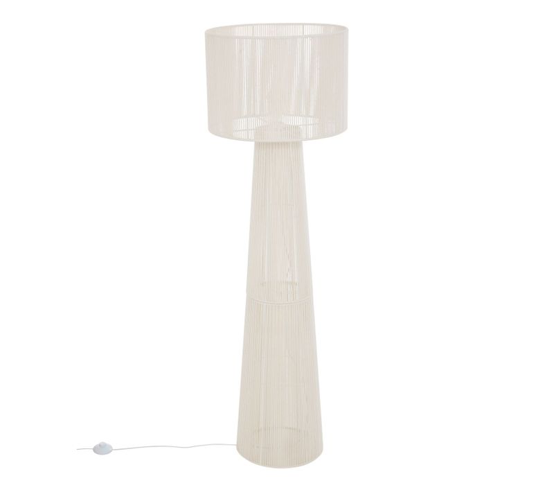 Lampadaire En Corde Adria - Blanc