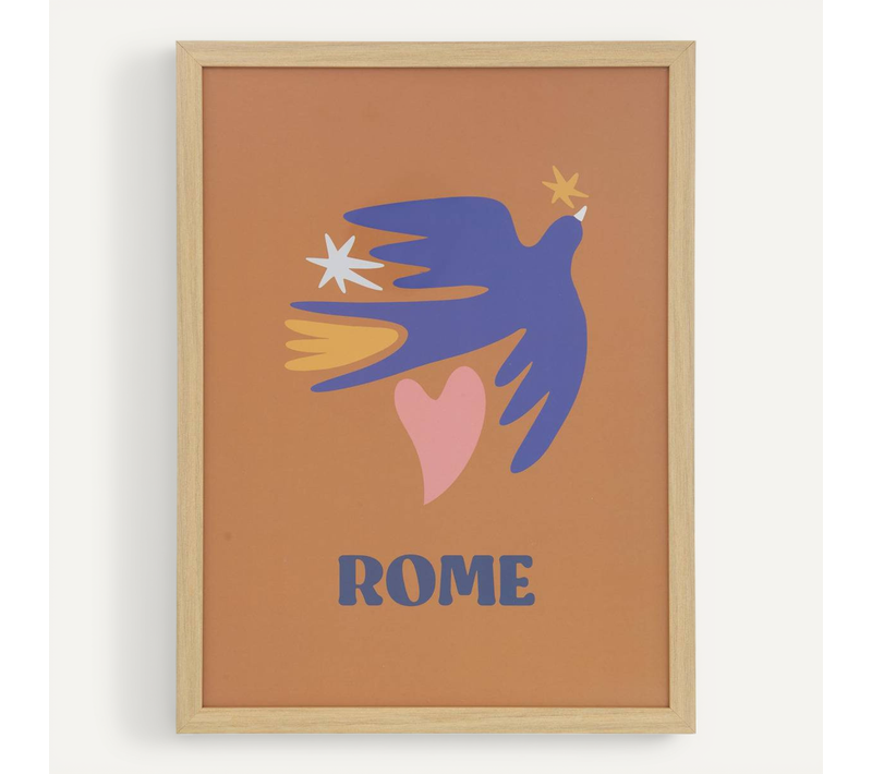 Affiche Encadrée Libe 30x40cm "rome"