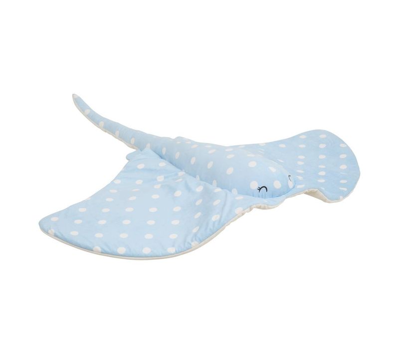 Peluche Orta Raie Manta 95x10 Cm Bleu Clair