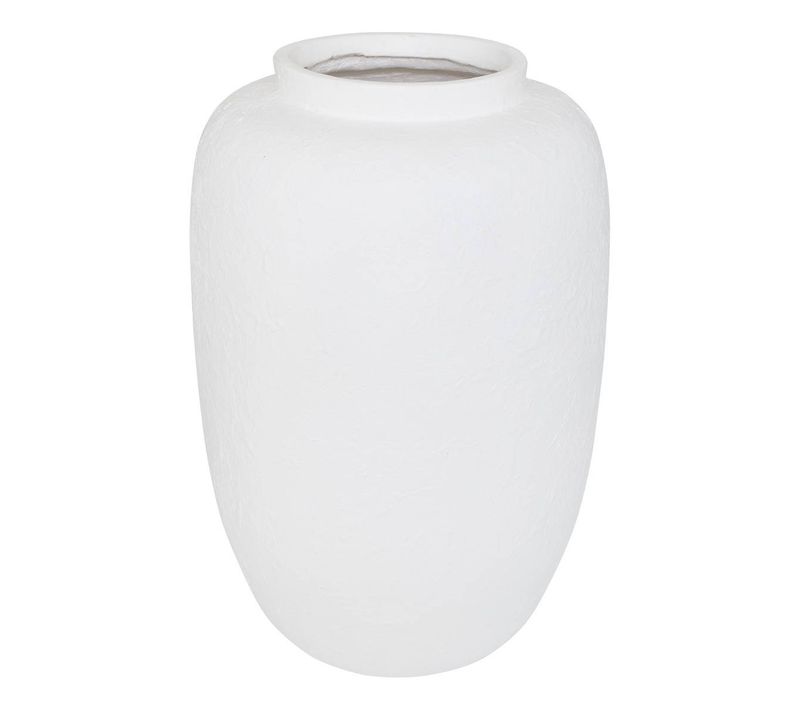 Vase Elene 29,5x29,5x45,5cm Blanc