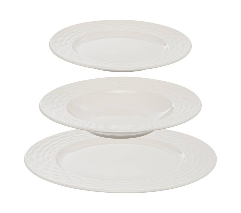 Service De Table Paloma 12 Pièce(s) Blanc D27,2xh2,2cm