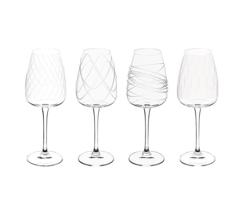 Lot De 4 Verres à Vin "talia" 44cl Transparent