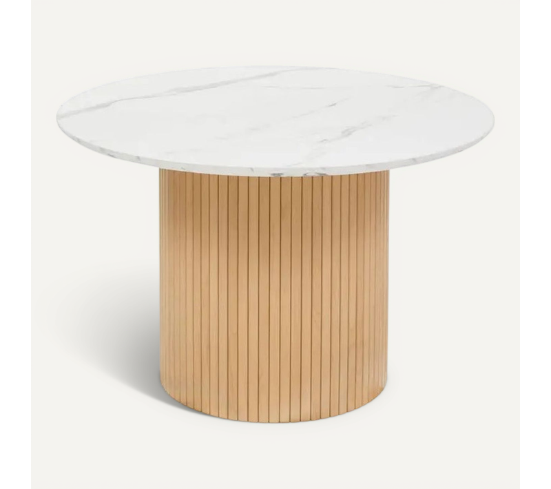 Table à Manger D110 Homelya Effet Marbre