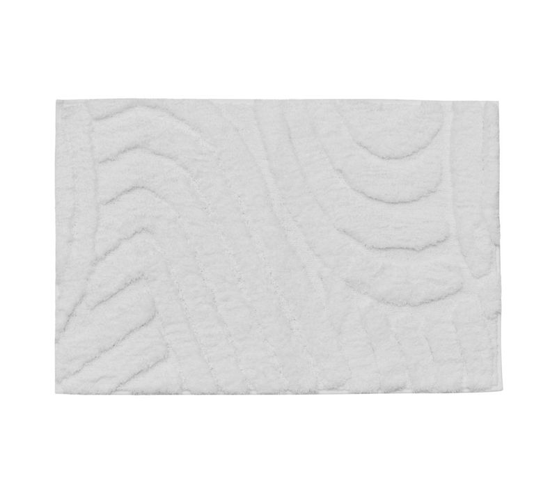 Tapis De Bain Cloudy 75x50cm Blanc