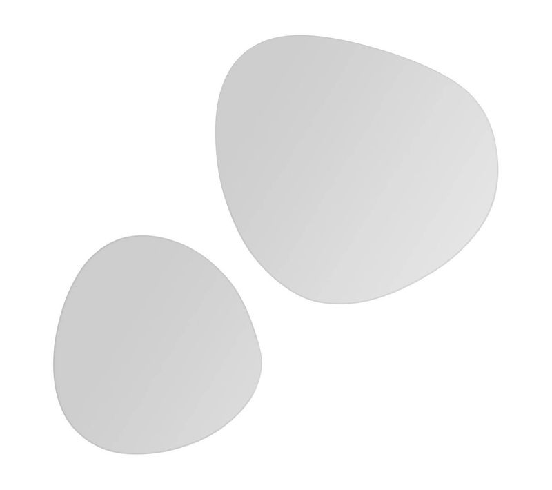 Lots De 2 Miroirs Adhésifs D30/40cm