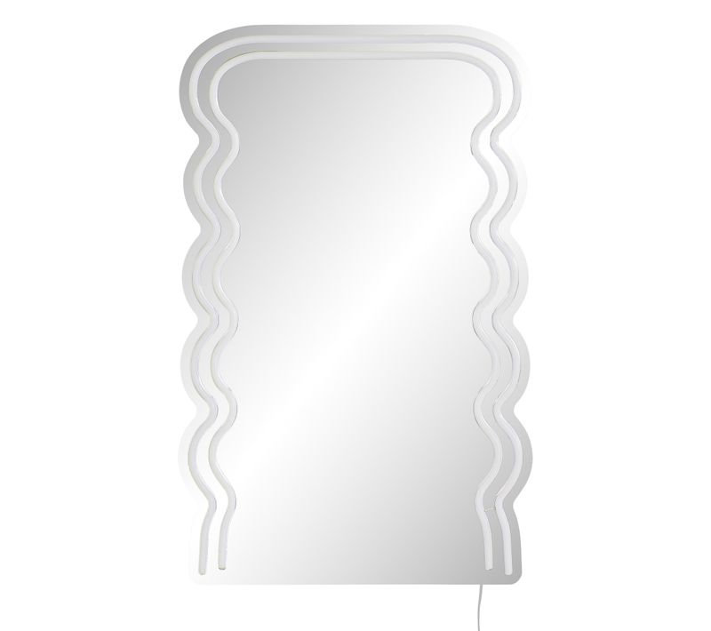 Miroir néon LED H. 60 cm LILA Multicolore