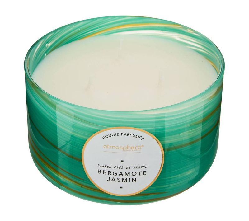 Bougie Parfumée 540g Wavy Bergamote Jasmin
