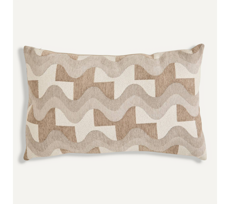 Coussin Floe Beige Lin 58x38cm