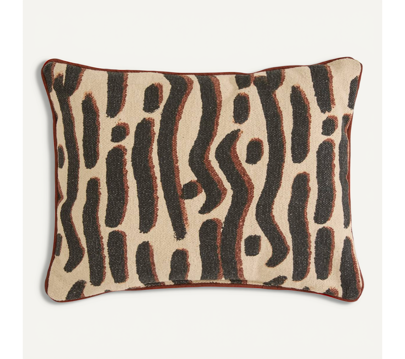 Coussin Wonja Noir 40x30cm