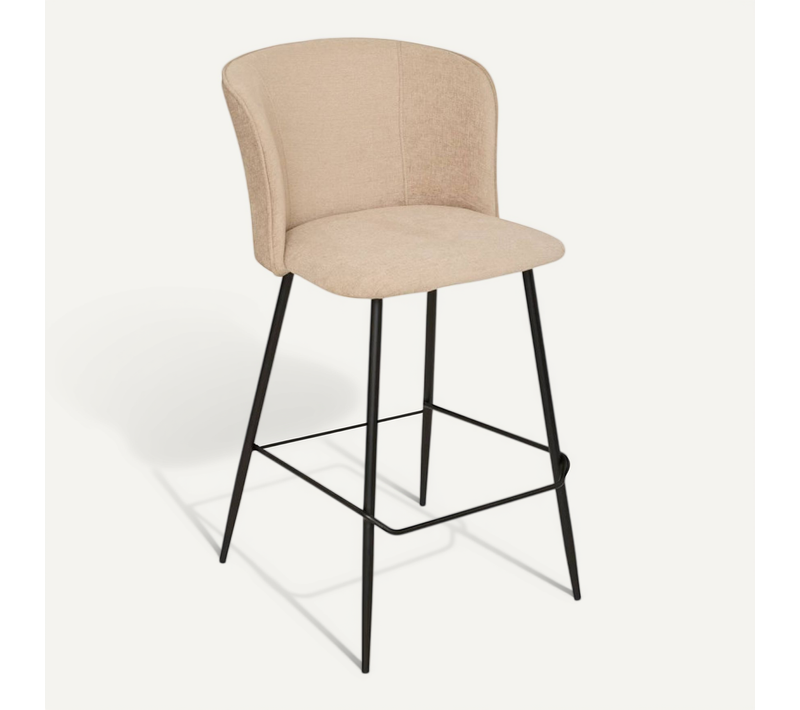 Tabouret De Bar Jasny Haut Beige