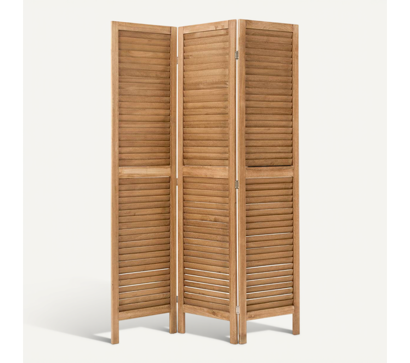 Paravent Camila 120 Cm Coloris Bois Atmosphera