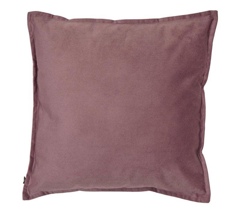 Coussin Déco Uni "lilou" 45x45cm Parme