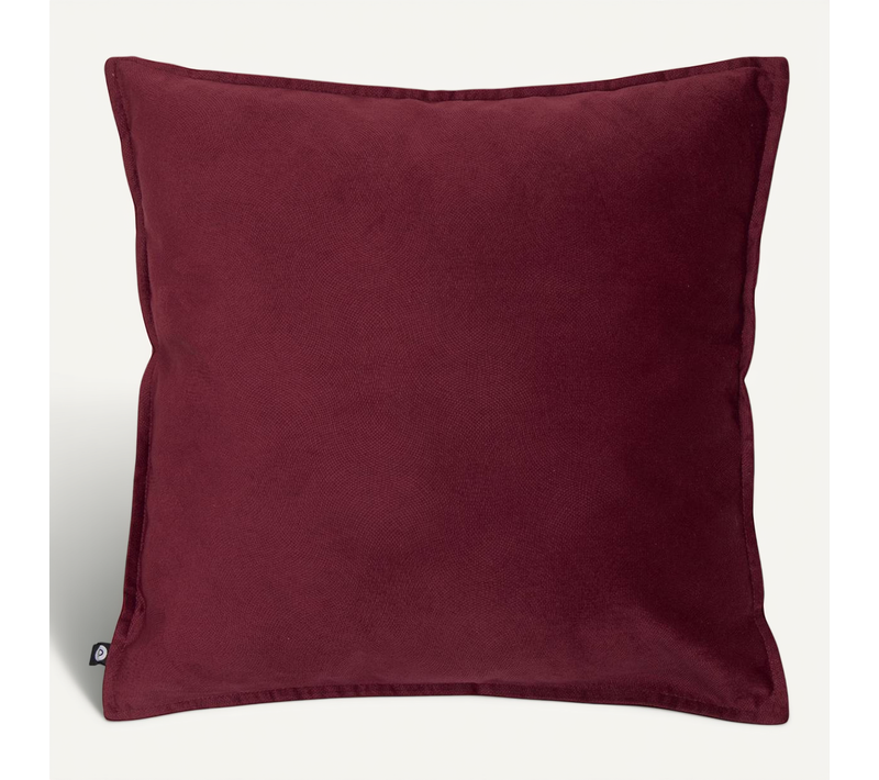 Coussin Lilou Rouge Grenat 45x45cm