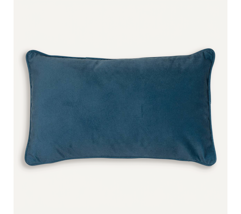 Coussin Lilou Bleu Egéen 50x30cm