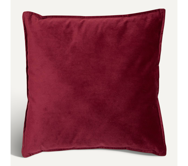 Coussin Lilou Rouge Grenat 55x55cm