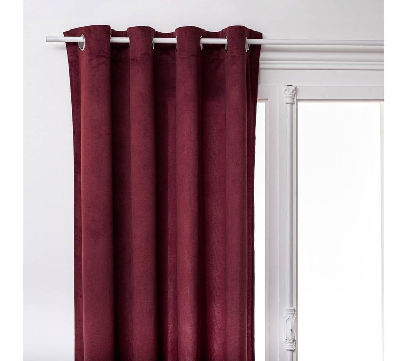 Rideau Lilou Rouge Grenat 140x260cm