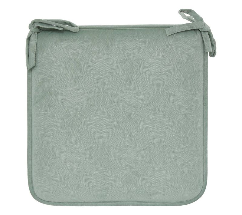 Galette De Chaise Lilou Vert Céladon 38x38cm