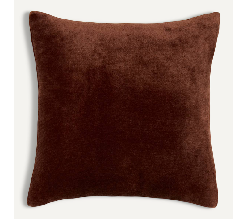Coussin Ollis Marron Tonka 38x38cm