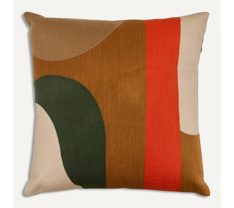 Coussin Hary Marron Caramel 45x45cm