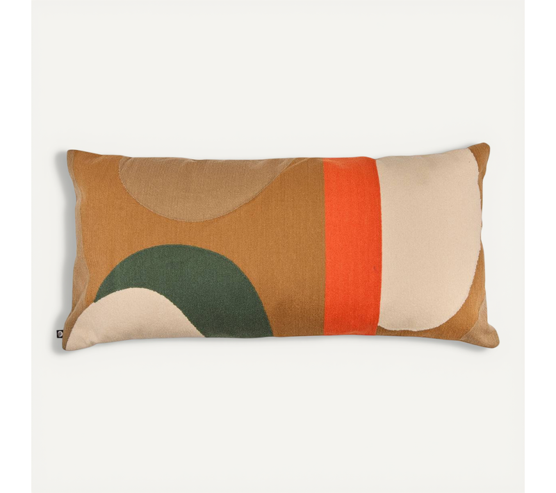 Coussin Hary Marron Caramel 75x35cm