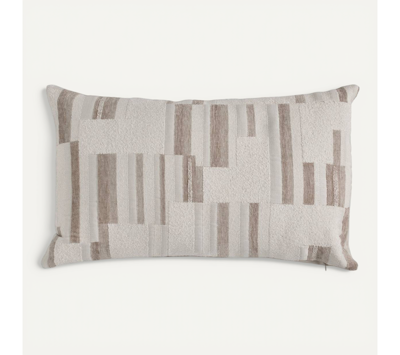 Coussin Calix Beige Lin 50x30cm