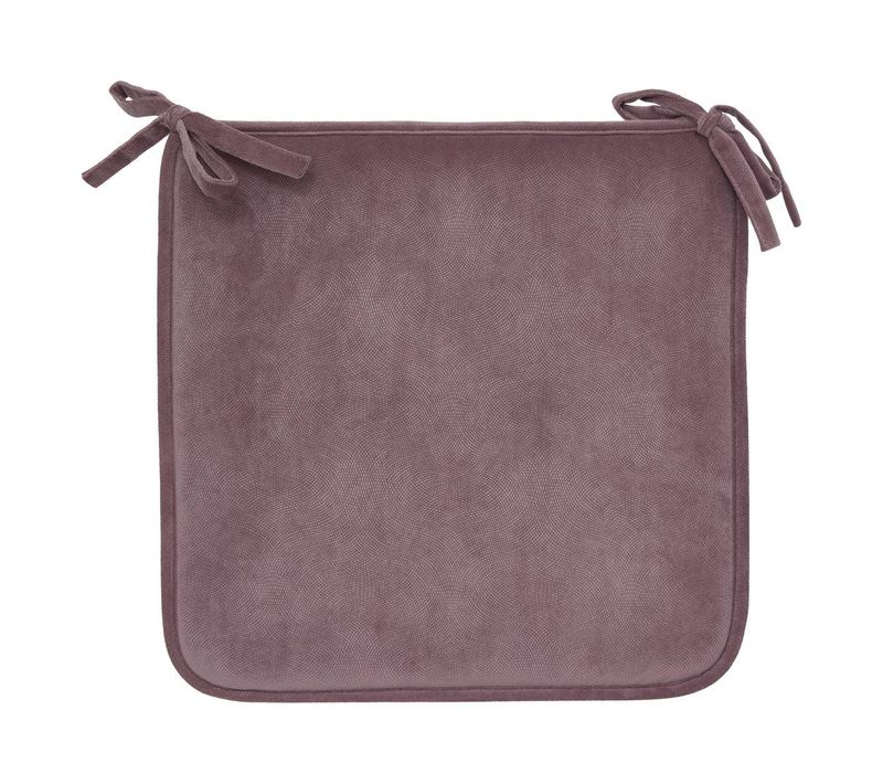 Galette De Chaise Lilou Violet Clair 38x38cm