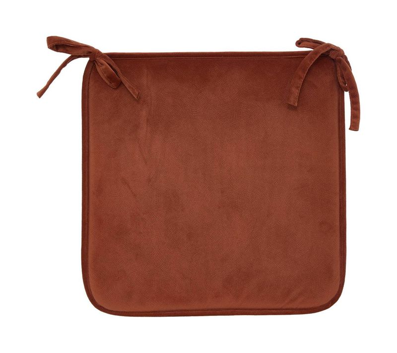 Galette De Chaise Lilou Terracotta 38x38cm