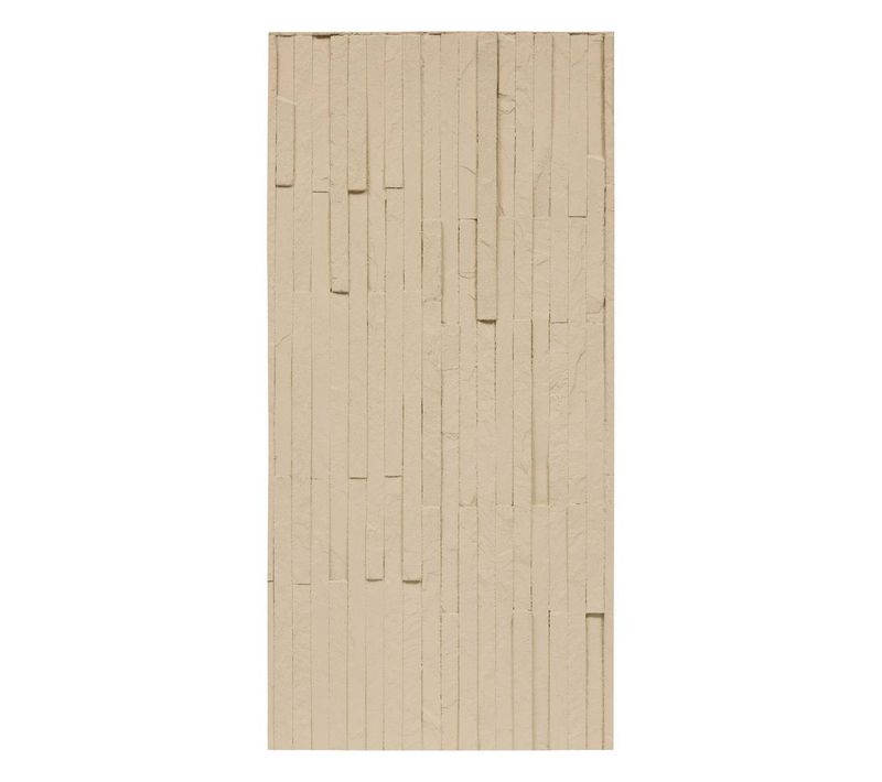 Sticker Mural Effet Parement Cary Beige 58x28cm