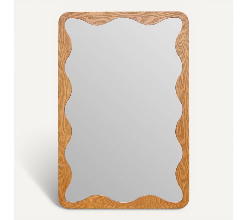 Miroir Mural Tinny Marron 91x61cm