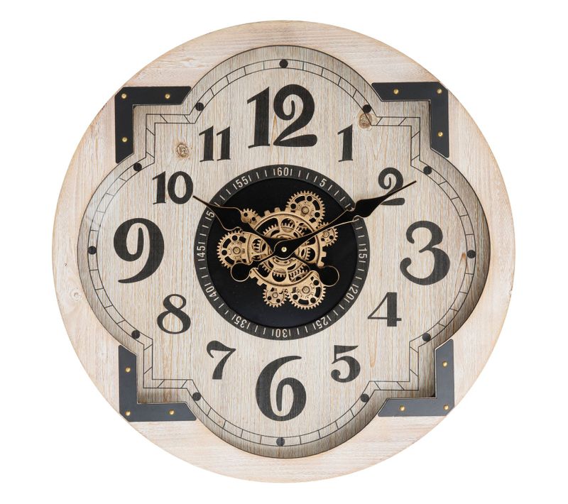 Horloge En Bois Mckenzie - Beige